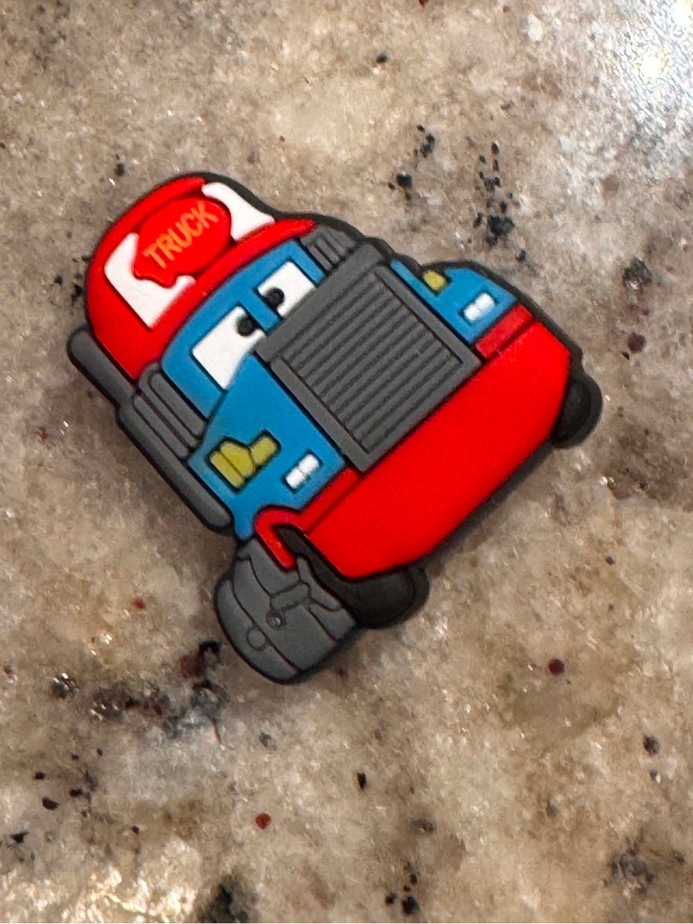 CROCS CARS Red and Blue Truck Jibbitz Charm